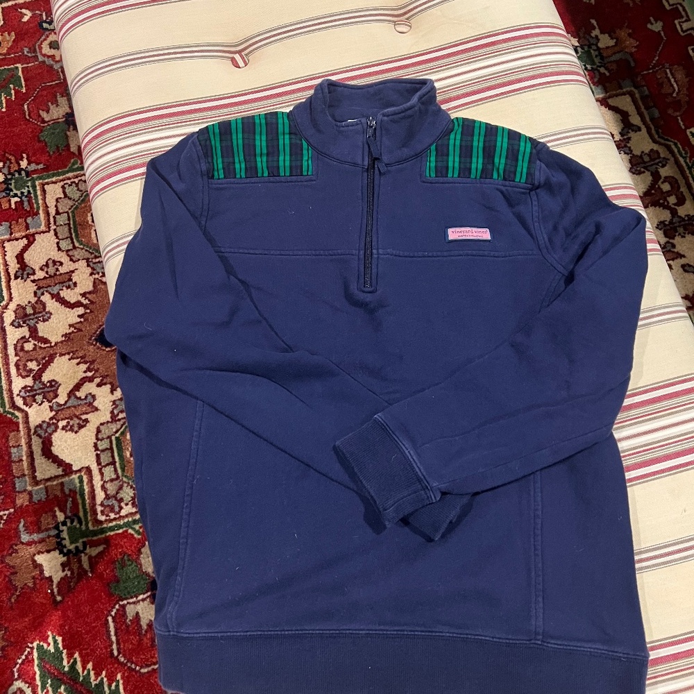 Vineyard vines black watch plaid shep shirt